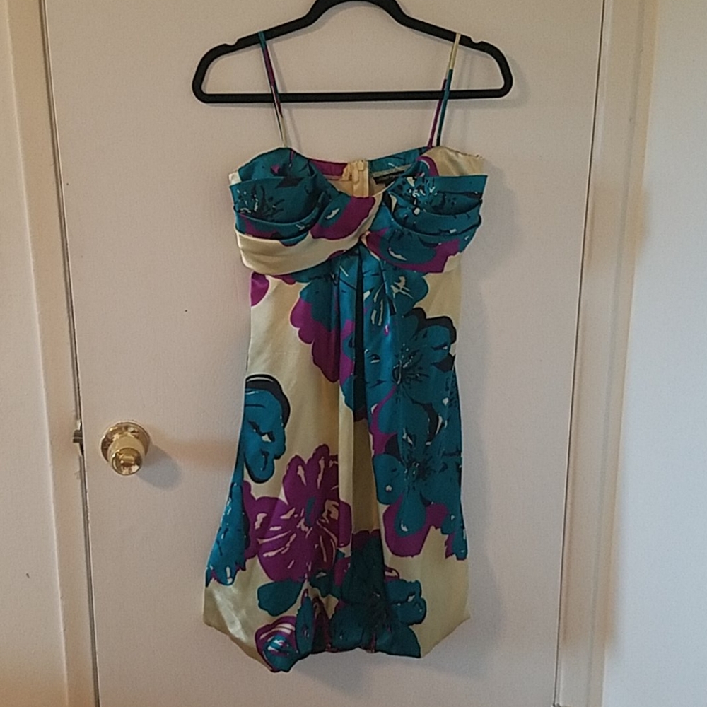 Fun large floral print dress